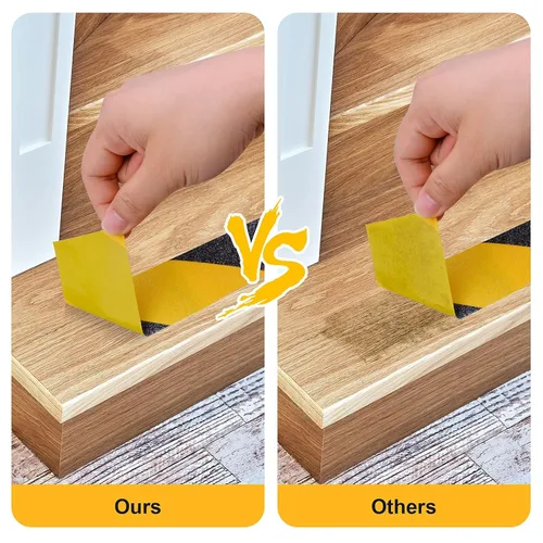 Miniatura 7 de Qingluan Cinta Antideslizante, Cinta de Seguridad Antideslizante Impermeable para Exteriores, Cinta de Agarre de Alta Adhesión para Escaleras, Paso
