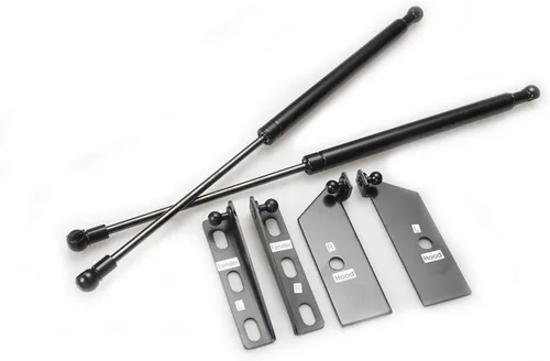Miniatura 6 de Autobahn88 Kit de soporte de elevación de capó (mejorado), compatible con Nissan Juke F15 MR16DDT 2010-2015 (negro mate)