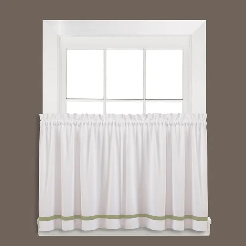 Miniatura 11 de SKL Home Sutton Cenefa para ventana, 18 x 38 pulgadas, Burdeos