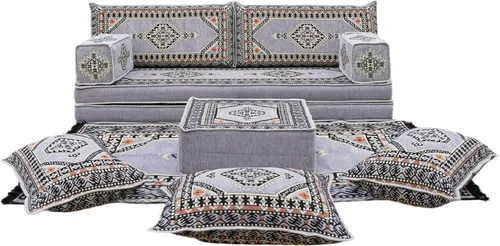 Miniatura 48 de arabicsofa Sofá de piso árabe Jalsa - Sofá tradicional hecho a mano para sala de estar