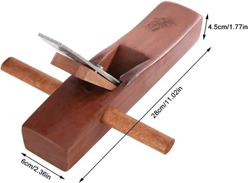 Miniatura 3 de 11.0 in Plano Plano Inferior Bordes Madera Mano Cepilladora Madera Carpintería Carpintería DIY Cepillado Herramienta de artesanía