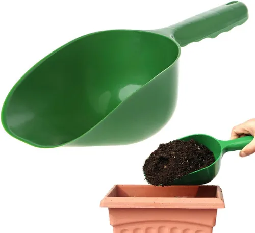 Miniatura 6 de Cuchara de jardín multifunción de suelo de plástico pala cucharas de excavación herramienta de cultivo
