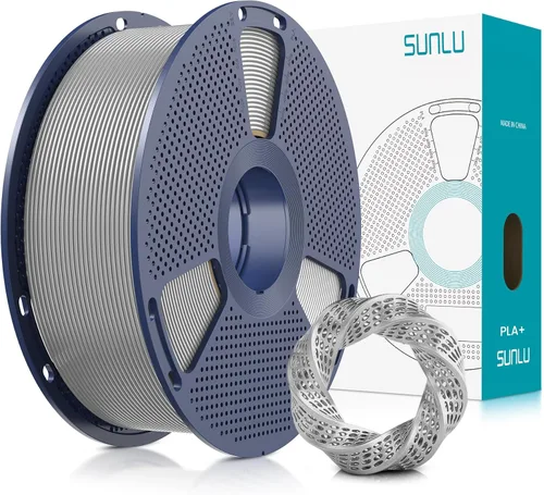 Miniatura 61 de SUNLU - Filamento PLA Plus para impresora 3D, 1.75 mm, bobina de 1 kg (2.2 lb), enrollado de forma ordenada, precisión dimensional ±0.02 mm