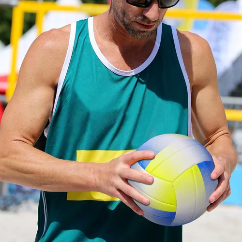 Miniatura 5 de Size 5 Volleyball - Durable PU Leather, Indoor/Outdoor. Soft Control, Great Airtightness for Training/Games. Ideal for All Ages