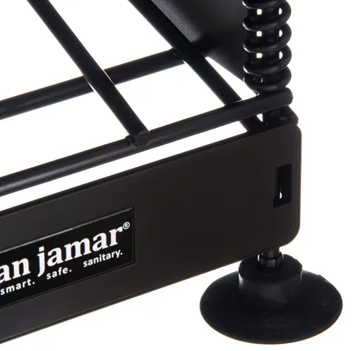 Miniatura 11 de San Jamar Wirewors Dispensador de tazas y tapas, 3 dispensadores de tazas y 1 organizador de tapa con paneles laterales para cocinas, restaurantes