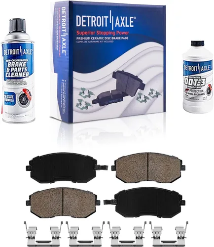 Miniatura 132 de Detroit Axle - Pastillas de freno traseras para Kia Sportage 2017-2022, Hyundai Tucson 2016-2021, pastillas de freno de cerámica 2018 2019 2020
