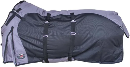 Miniatura 7 de CHALLENGER Manta de invierno de 60 pulgadas 1200D Horse Turnout impermeable de peso pesado 5EE20BG