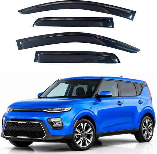 Miniatura 9 de Visor para ventana IG para Hyundai Venue 2020-2023, protector contra la lluvia, adhesivo extra duradero, deflector de viento para lado