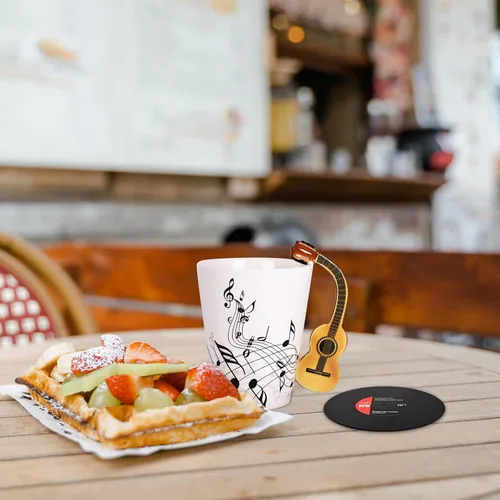 Miniatura 6 de Maustic Taza de guitarra, regalos de guitarra para guitarristas, regalos para profesores de música, regalo de cumpleaños de Navidad para amantes