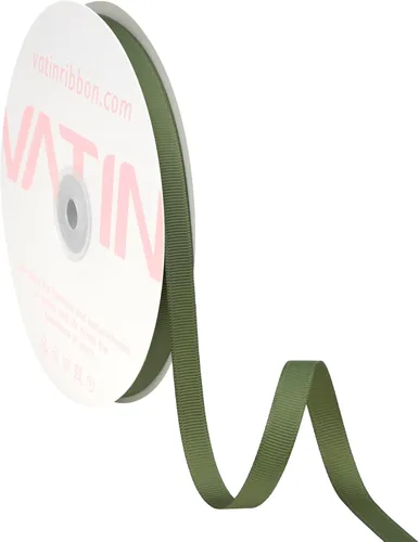 Miniatura 55 de Vatin - Rollo de cinta de grogrén, rollos de 25-50 yardas, perfecto para decoración de bodas, coronas, baby showers, envolturas de paquete de regalo