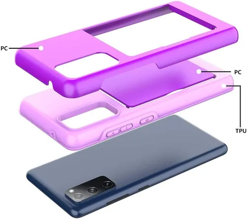 Miniatura 5 de Funda protectora híbrida de silicona para Samsung Galaxy s20 FE - Negro