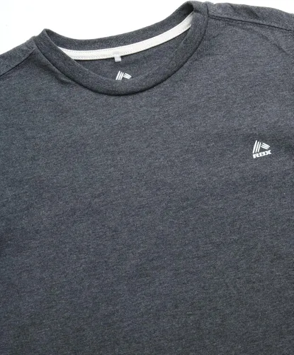 Miniatura 3 de RBX Conjunto deportivo de pantalones cortos para niños, 2 piezas de camiseta atlética con cuello redondo y pantalones cortos para niños