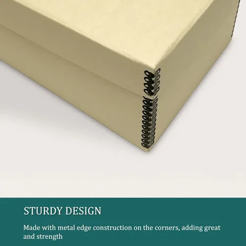 Miniatura 4 de Golden State Art, Cajas de almacenamiento para fotos de archivo, caja de conservación de tarjetas sin ácidos con tapa extraíble, para almacenar
