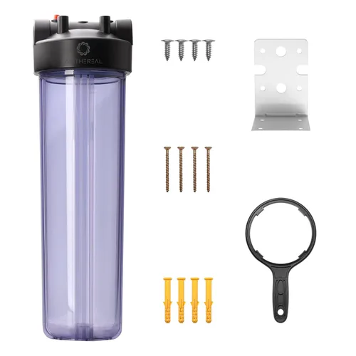 Miniatura 9 de Airthereal Carcasa de filtro de agua para toda la casa, filtro de sedimentos para agua de pozos y ciudades, cartuchos de filtro de agua