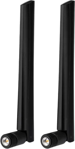 Eightwood 5G 4G LTE GSM 3G Antena de banda ancha omnidireccional SMA Macho Antena 2-Pack para CPE Router Mobile Hotspot Wireless Home Phone Modem