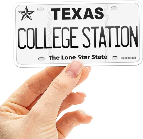 Miniatura 26 de Calcomanía para placa de matrícula de Texas, elige entre más de 50 ciudades de TX, calcomanía para parachoques de Texas para automóvil, calcomanías