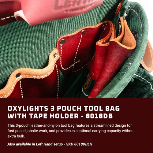 Miniatura 2 de Occidental Leather OxyLights 3 Pouch Tool Bag with Tape Holder