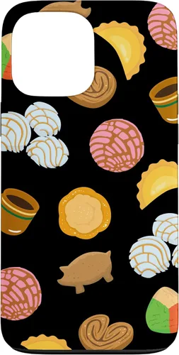Miniatura 23 de Conchas Pan Dulce Pattern Black Phone Case Latina Gift Case Case for iPhone 17