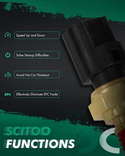 Miniatura 6 de SCITOO Sensor de temperatura de culata 8L3Z6G004A apto para Ford para F-150 1997-2010 para F-250 1997-1999 para E-150 para E-250 2003-2014