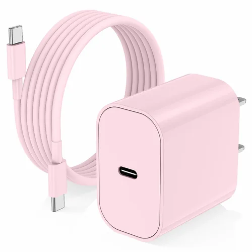 Miniatura 19 de iPhone 17 16 15 Cargador/Cable de carga de 10 pies tipo C a C largo, bloque de carga rápida USB C enchufe de carga para Apple iPhone 17 Pro Max/17