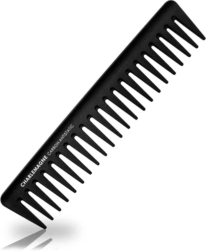 Miniatura 7 de Charlemagne Peine de cabello de carbono irrompible para hombres de 18 cm - Peine fino antiestático para cortar y peinar, para hombres y mujeres
