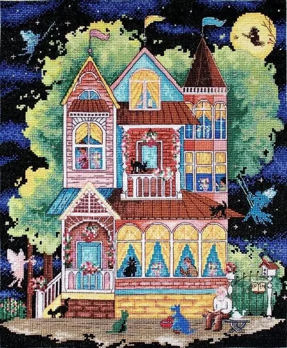 Miniatura 3 de Wizardi Kit de punto de cruz contado LetiStitch Into Dreamland Leti959 En Dreamland