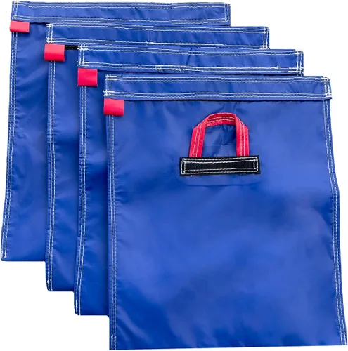 Hullaballoo Bolsas de arena de vinilo duraderas, producto de seguridad de anclaje para interiores y exteriores para casa inflable de rebote, Estándar
