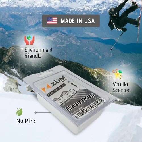 Miniatura 4 de ZUMWax - Cera para esquí/snowboard, preparación de base, limpieza, viajes, tienda, 3.53 onzas, excelente cera de almacenamiento y viaje, excelente