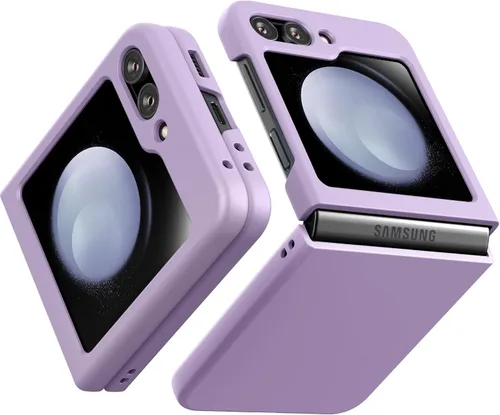 Miniatura 7 de Cresee Funda para Samsung Galaxy Z Flip 5 (2023) con protector de pantalla de cubierta, funda delgada para teléfono de PC dura para Galaxy Z Flip5