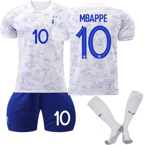 Conjunto de camiseta de fútbol PSG Home Away Mbappé Kids Youth Adults Football Jersey Boy Man Sportswear con calcetines