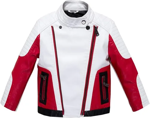 Miniatura 2 de Chaquetas piloto de motocicleta de cuero para niños