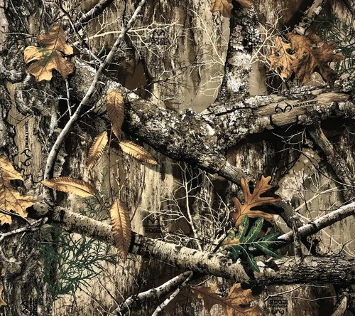 Realtree Edge | Tela de Lona Tough Duck 600D | Tela para Exteriores de Camuflaje de Caza Resistente al Agua | 58" de Ancho | 1 yarda Borde