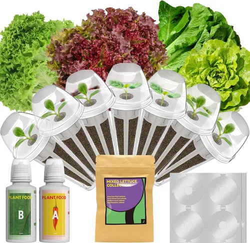 Miniatura 11 de LYKOCLEAN Vainas de semillas de flores para Ahopegarden, sistema de cultivo hidropónico iDOO MUFGA para jardinería interior, más de 400 semillas