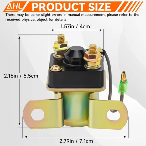 Miniatura 5 de AHL Relé solenoide de arranque para Polaris Trail Blazer 250 1990-2003 ATV