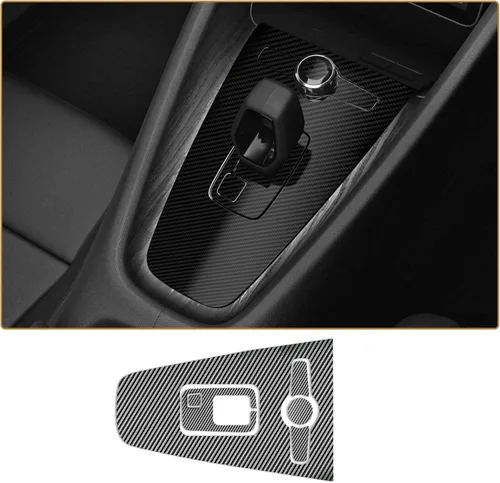 Miniatura 8 de YEE PIN Panel de cambio de marchas negro 2022 Kia EV6 Caja de cambios Decoración del panel de marco para Kia EV6 2022 Recorte de panel de cambio