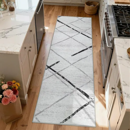 Miniatura 116 de jinchan Alfombra marroquí de pasillo 2x10 para pasillo - Alfombra de pasillo para cocina bohemia lavable a máquina, alfombra moderna suave, Boho