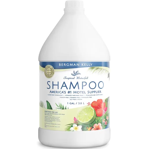 Miniatura 10 de BERGMAN KELLY - Champú de hotel tamaño viaje - 1 fl oz, 100 unidades, cascada tropical - Deleite a sus invitados con un limpiador de cabello