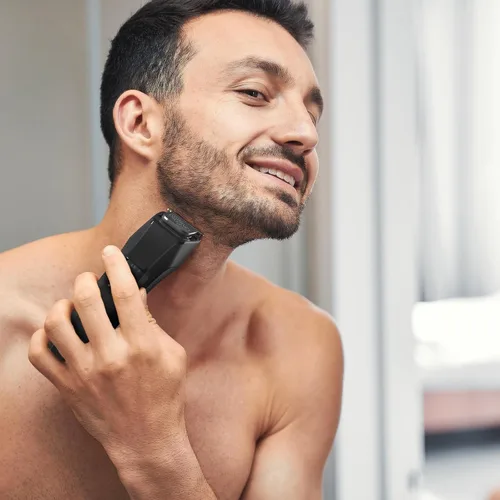 Miniatura 7 de HUMMINGBIRD MK14 BeardMaster - Cortadora de barba prémium para hombres, esfera de precisión, 20 ajustes de longitud ajustable, hoja en T de acero