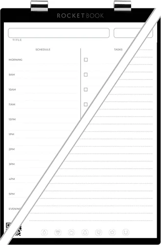 Miniatura 10 de Rocketbook Orbit - Paquete de páginas ejecutivas - Bloc de notas legal reutilizable inteligente - Gráfico.