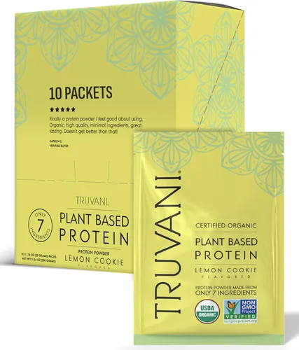 Miniatura 10 de TRUVANI – Polvo de proteína a base de plantas – Proteína orgánica certificada USDA en polvo, vegano, sin OMG, sin gluten