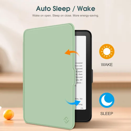 Miniatura 3 de Fintie Funda para Kindle Paperwhite de 7" (12ª generación, 2024) y Kindle Colorsoft - Funda protectora de piel sintética delgada y ligera