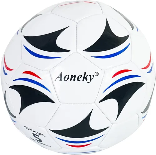 Miniatura 9 de Aoneky Balón de fútbol con bomba 1 paquete con 1 bomba - Blanco/Negro