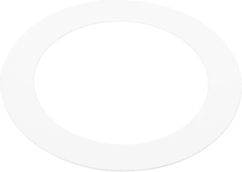 PATIKIL 2.99" ID 4.13" OD Light Trim Ring White Goof Ring Matte Circular Light Cover Accesorio de iluminación para pared de techo empotrado Can