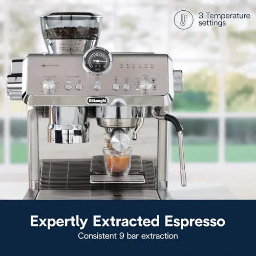 Miniatura 2 de De'Longhi La Specialista Opera Máquina de Espresso – Cafetera de Preparación en Frío y Espresso con Apisonamiento Inteligente, Molinillo de Muelas
