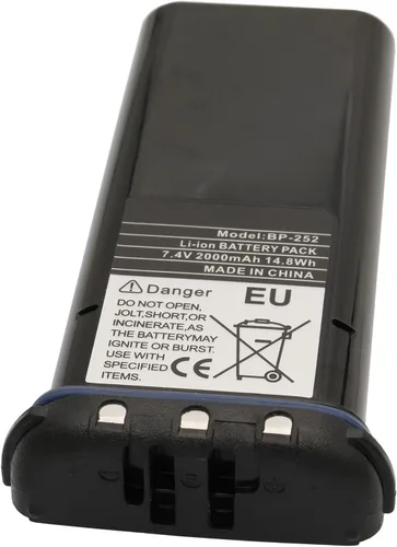 Miniatura 4 de BP-252 - Batería de iones de litio de repuesto de 2000 mAh compatible con radios marinas ICOM IC-M33 IC-M34 IC-M36