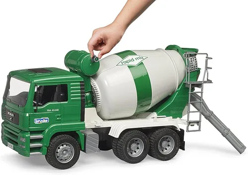 Miniatura 3 de bruder 02739 Man TGA Hormigonera 1:16 Vehículos, camión de mezcla de hormigón, camión, furgoneta, camión mezclador, vehículo de construcción