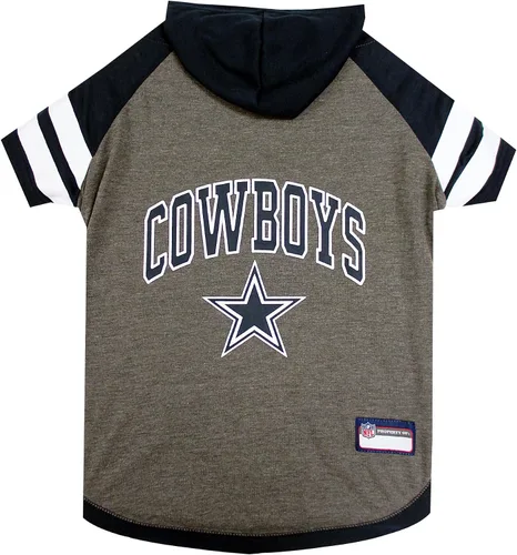 Miniatura 48 de NFL sudadera con capucha tee para perros y gatos. Fútbol perro sudadera con capucha playera disponible en todos los equipos de 32 NFL. cuttest