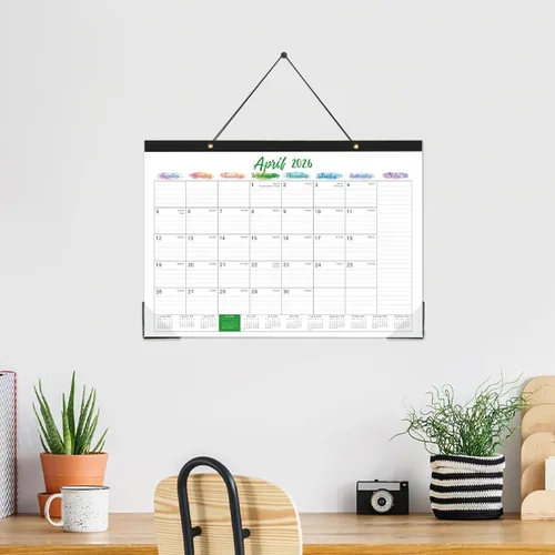 Miniatura 6 de Calendario de escritorio 2026 – Calendario 2026 de enero de 2026 a diciembre de 2026, calendario de escritorio de 12 meses, 17 x 12 pulgadas