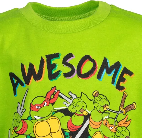 Miniatura 5 de Teenage Mutant Ninja Turtles Conjunto de camiseta estampada y pantalones cortos de malla