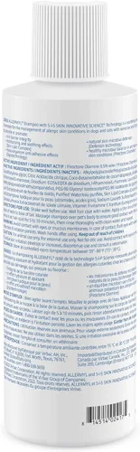 Miniatura 2 de Allermyl Piroctone Olamine Champú Medicado para Mascotas - Champú Hipoalergénico para Perros y Gatos, Champú Calmante e Hidratante para Perros